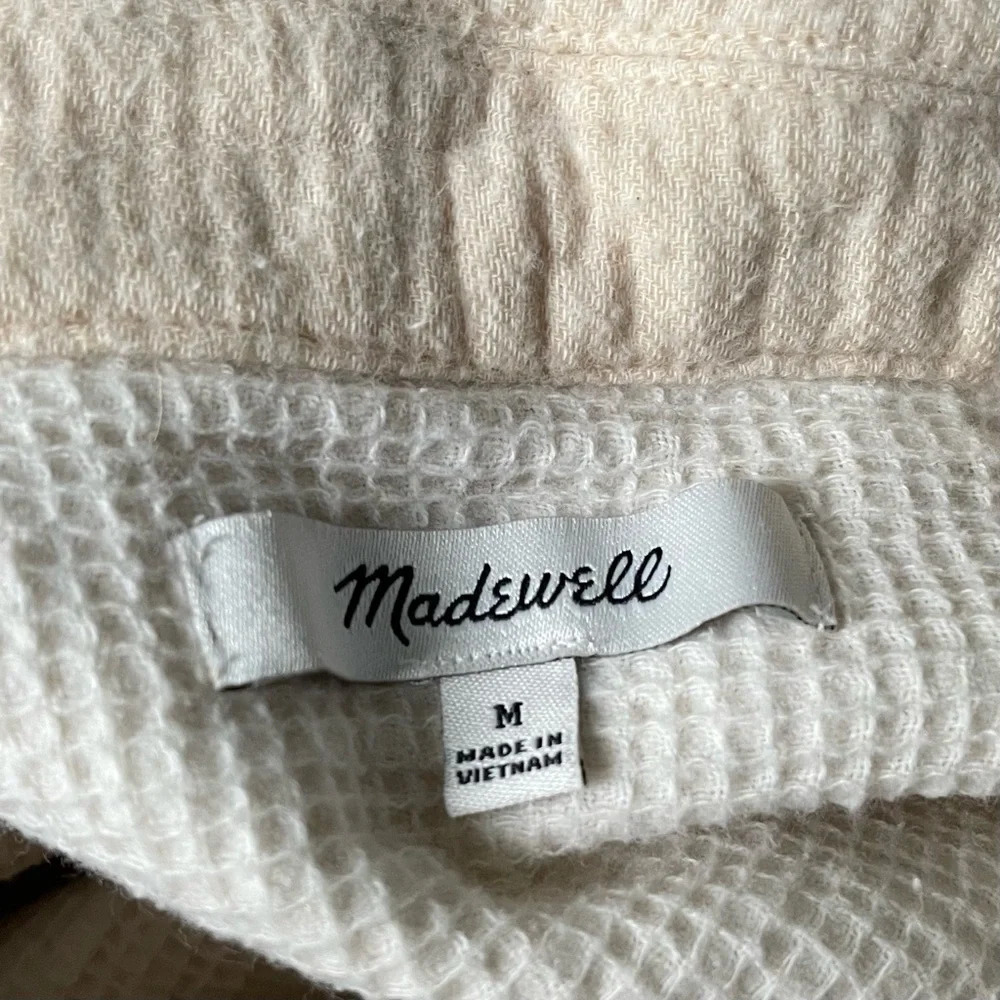 Madewell Waffleback Branner Cream Shirt Jacket 29725 - Picture 11 of 13